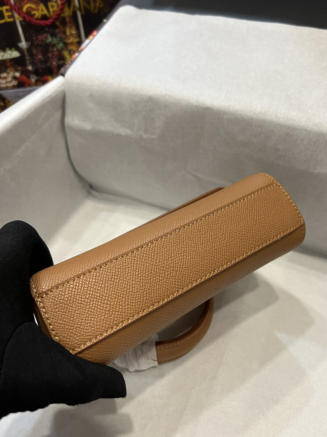 GLAMI Small Sicily Bag In Dauphine Brown For Women 7.5in/19cm GLAMI