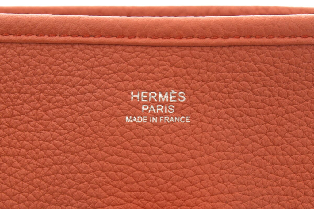 HermÃƒÆ’Ã‚Â¨s Crevette Evelyne GM Clemence PHW  Handbag