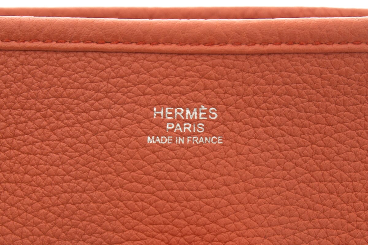 HermÃƒÆ’Ã‚Â¨s Crevette Evelyne GM Clemence PHW  Handbag