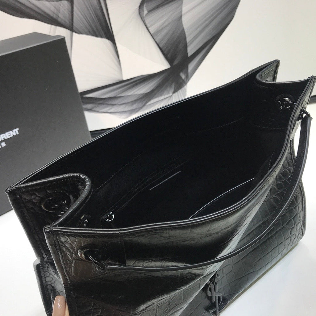 GLAMI Niki MeGLAMIum Shopping Bag Black For Women 12.6in/32cm YSLÃ‚Â 