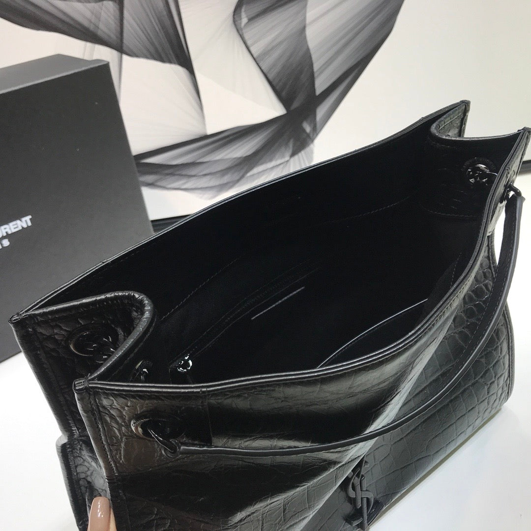 GLAMI Niki MeGLAMIum Shopping Bag Black For Women 12.6in/32cm YSLÃ‚Â 
