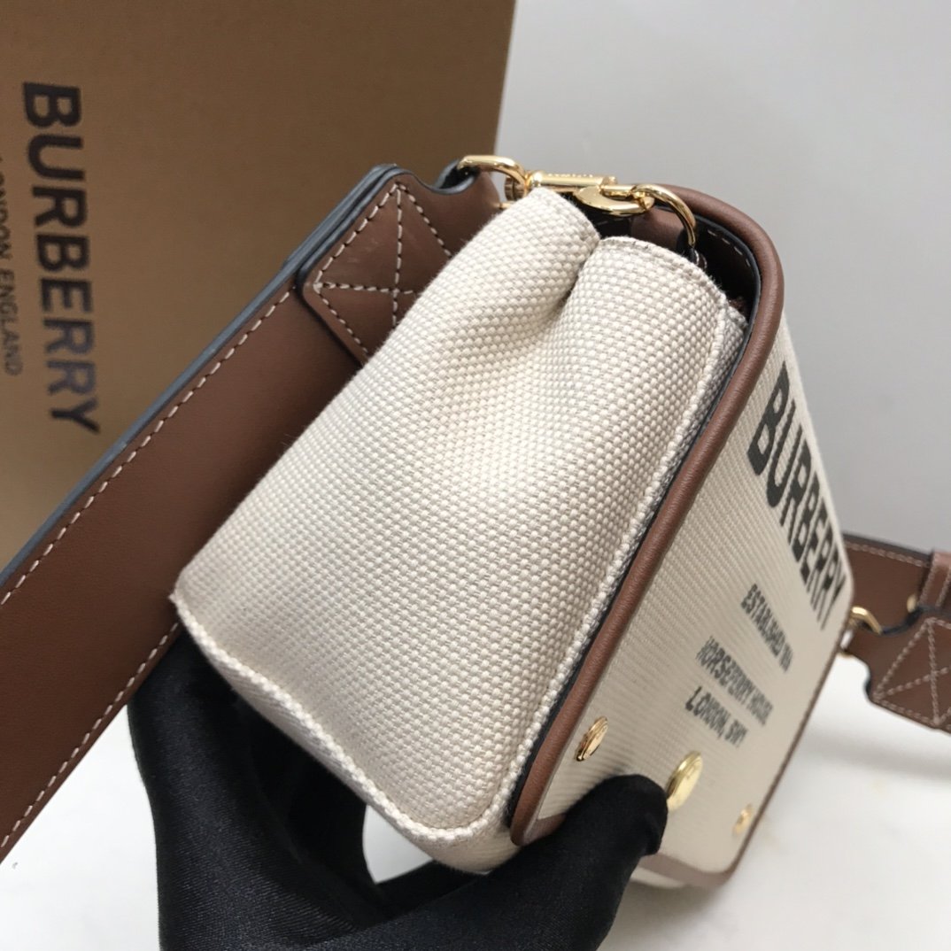 GLAMI Horseferry Print Cotton Canvas Small Crossbody Bag For Women, Bags 7.1in/18cm 80518441