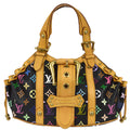 Louis Vuitton 2004 Black Monogram Multicolor Theda PM M92346