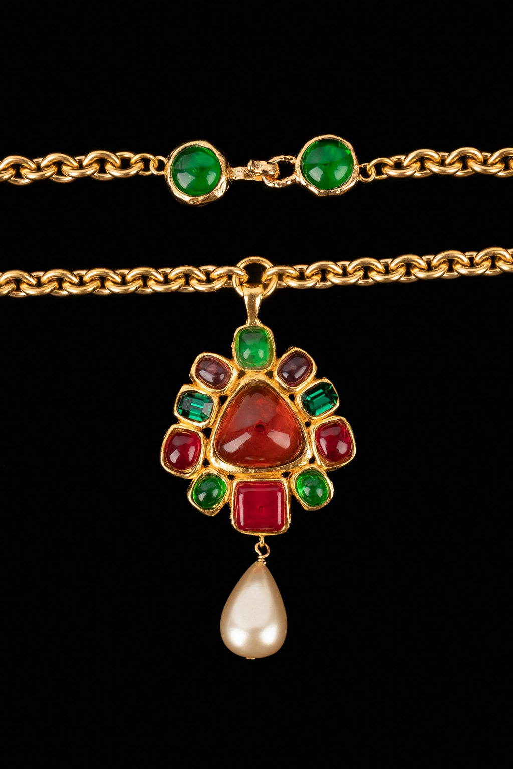 Collier byzantin Chanel 1990's