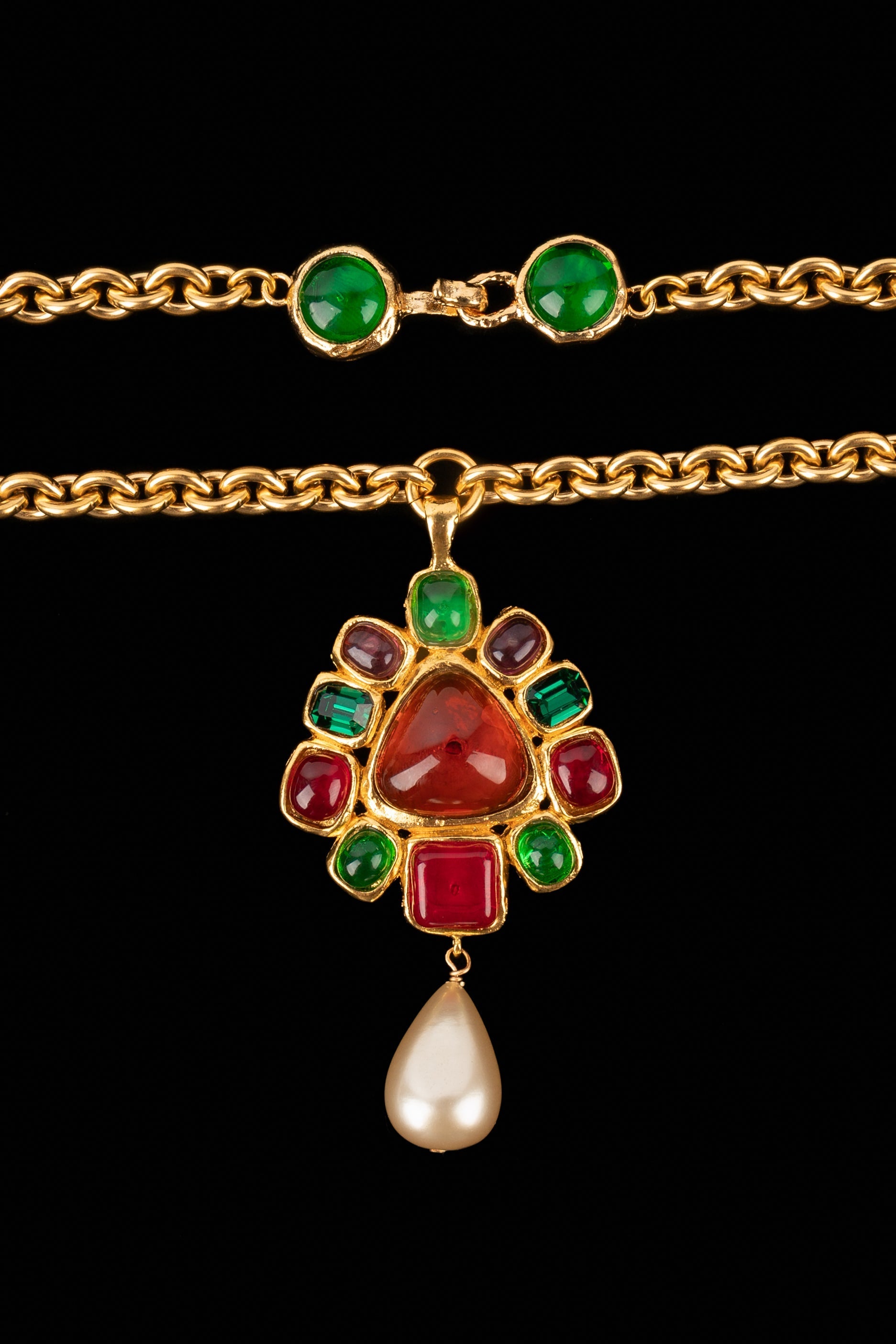 Collier byzantin Chanel 1990's