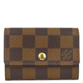 Louis Vuitton 2005 Damier Porte Monnaie Plat Coin Case Wallet N61930