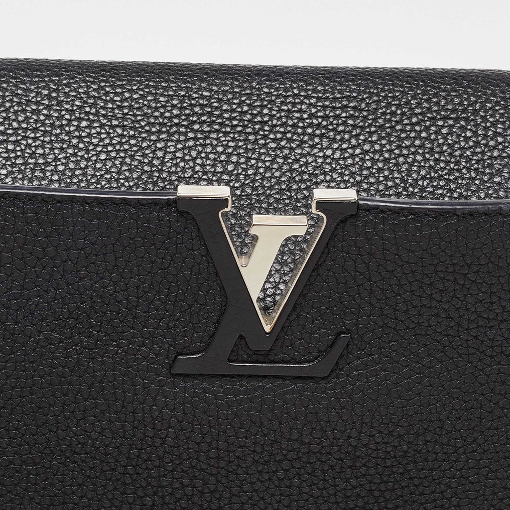 Louis Vuitton  Leather Capucines Mm Bag