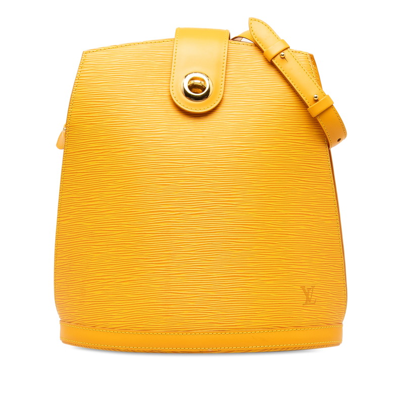 Louis Vuitton Epi Clooney Shoulder Bag M52259 Tasili Yellow Leather  Louis Vuitton