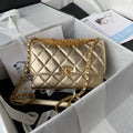 CHLFlap Bag Small Gold Bag For Women 15cm/6in