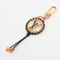 Louis Vuitton Porteokle Berry DI0230 Charm GP  Leather Black × G