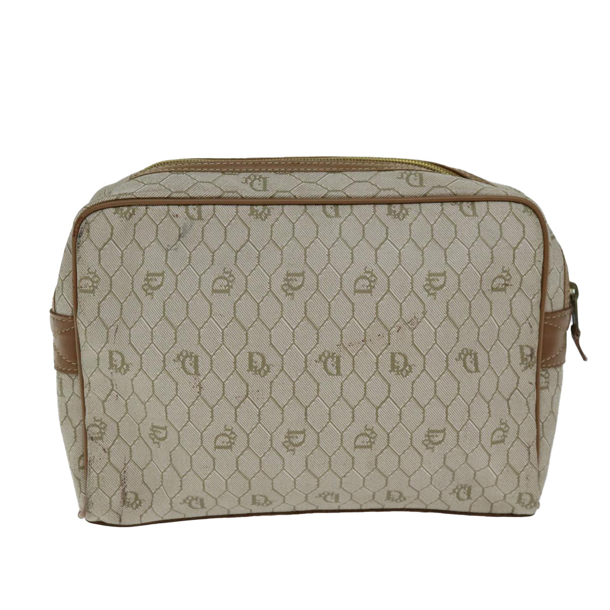 Dior Honeycomb  Canvas Clutch Bag ()