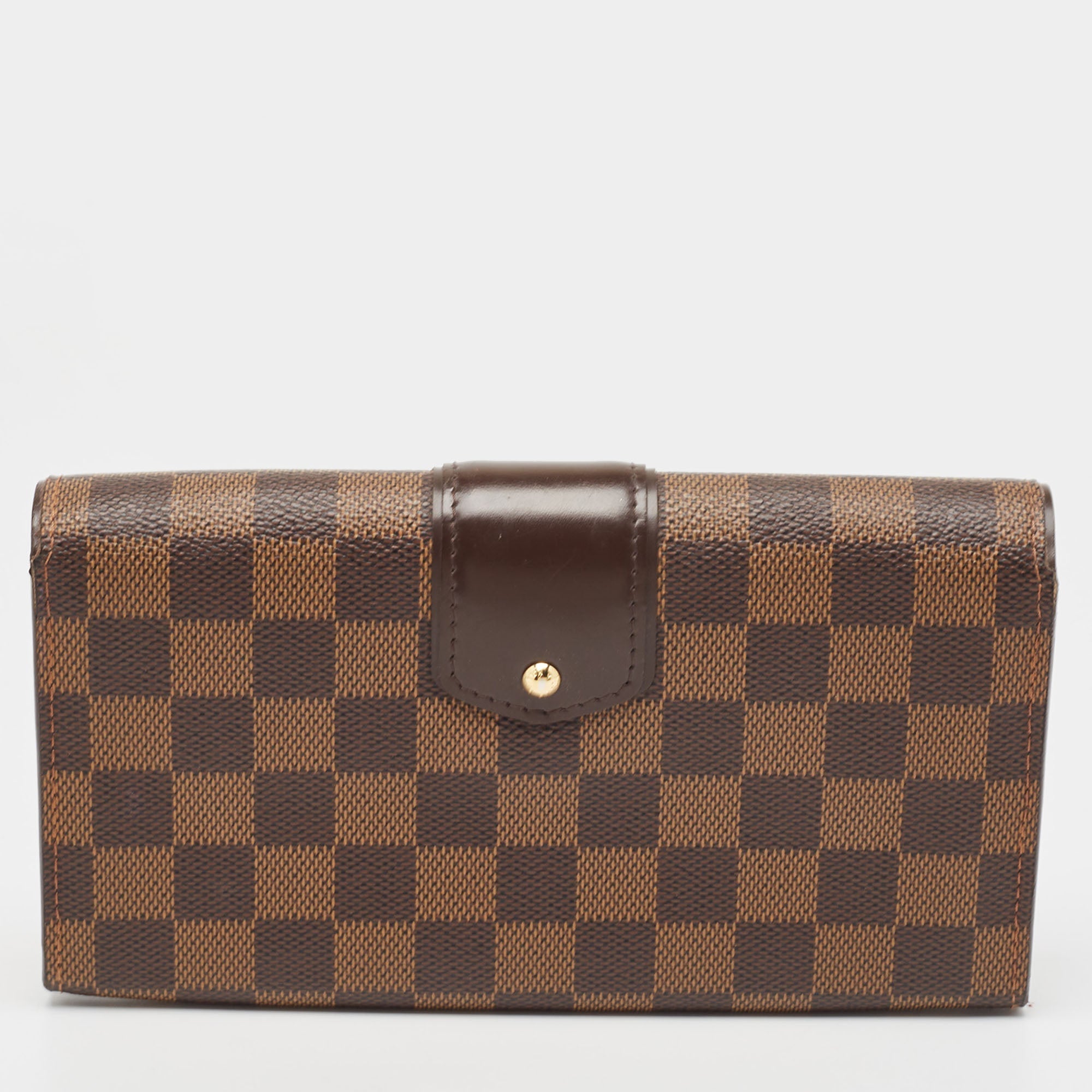 Louis Vuitton Damier Ebene Canvas Sistina Wallet