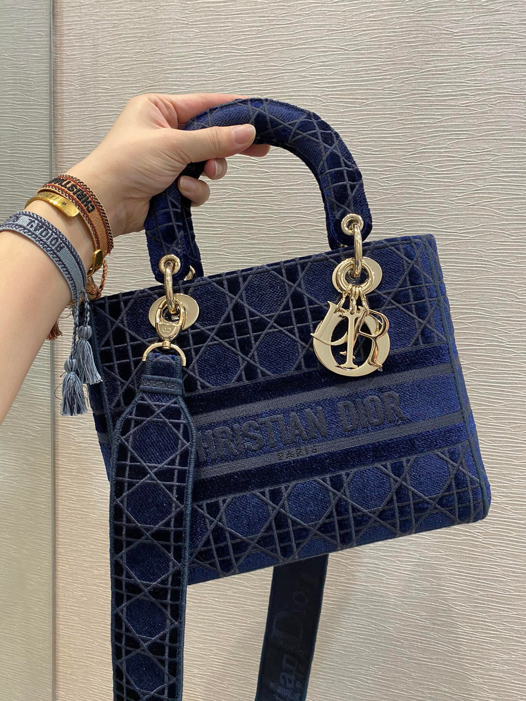 GLAMI Small Lady D-Lite Blue Bag For Women 9.5in/24cm CD