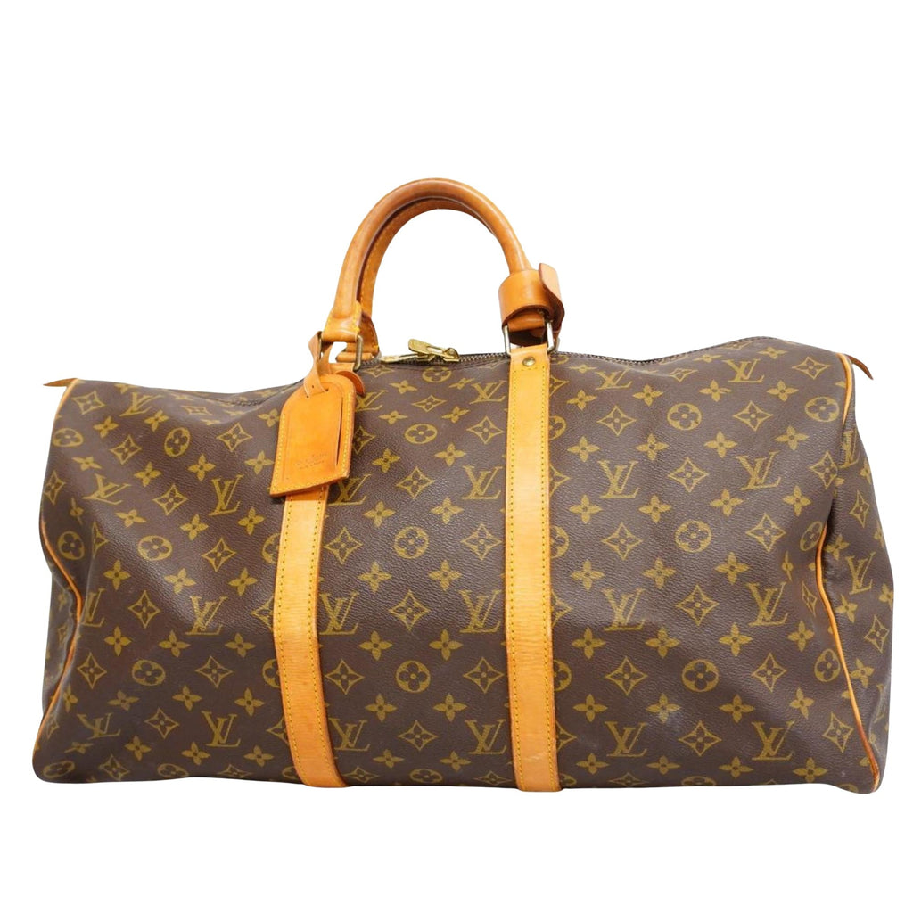 Louis Vuitton Keepall 50  Canvas Travel Bag ()