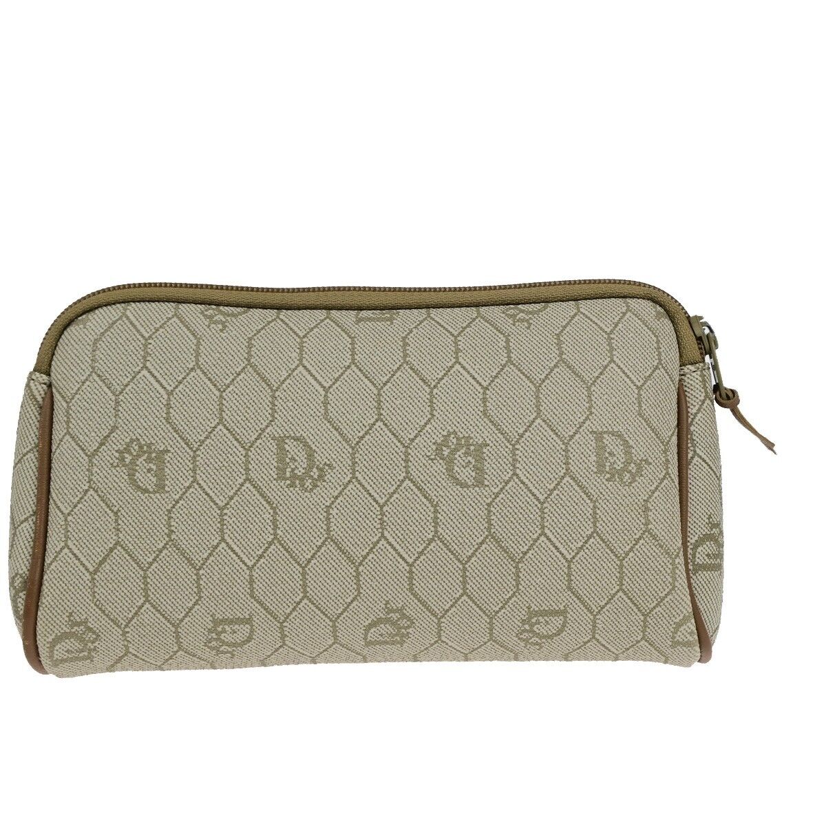 Dior Honeycomb  Canvas Clutch Bag ()