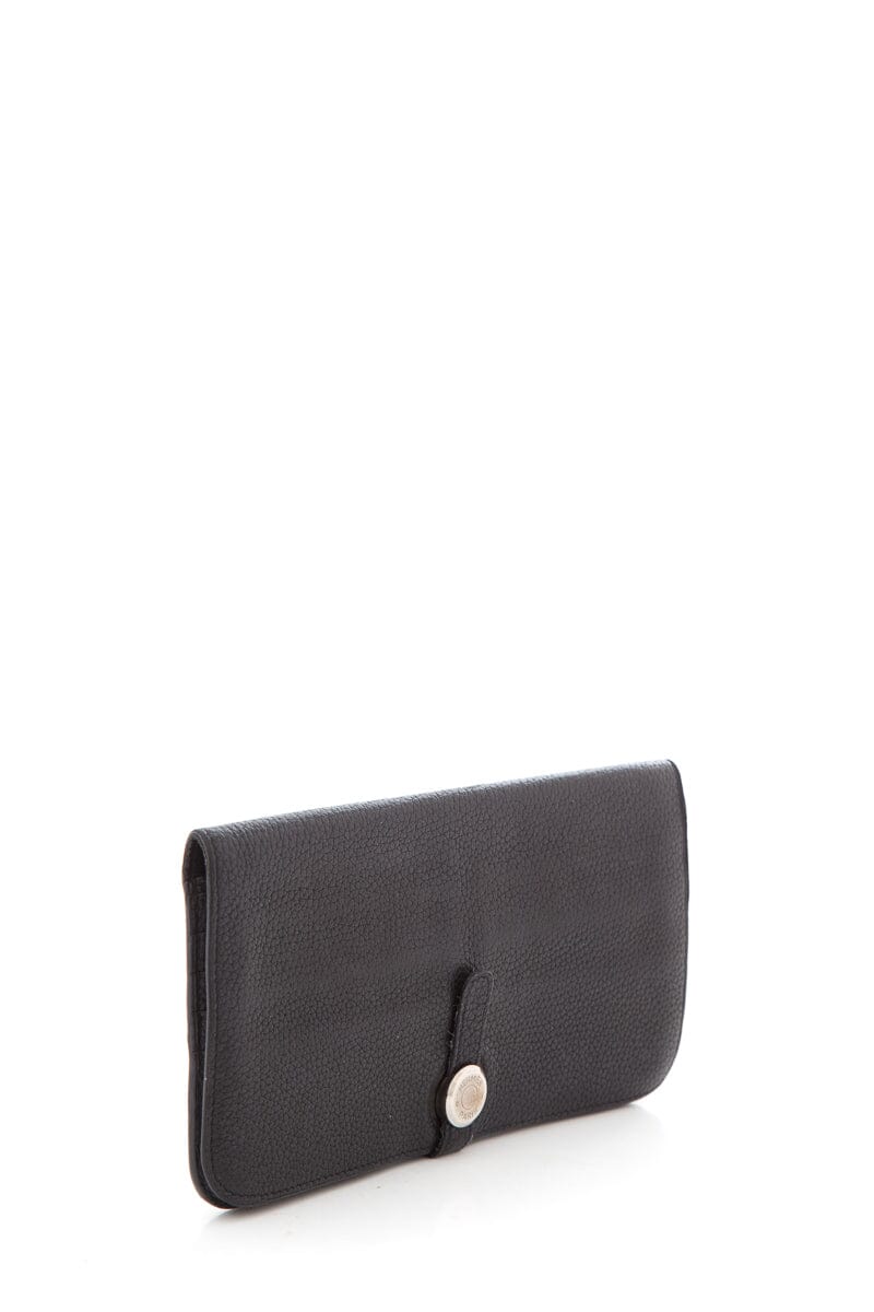 HermÃƒÆ’Ã‚Â¨s Black Dogon Long Wallet
