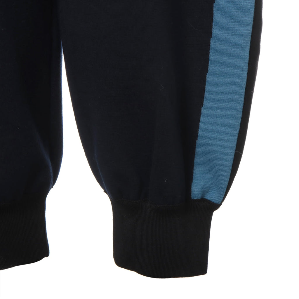 Louis Vuitton 20AW Cotton x Wool Track Pants L  Black RW202B e Materials Monogram