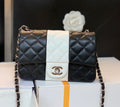 CHLMini Flap Bag Black For Women 7.8in/20cm