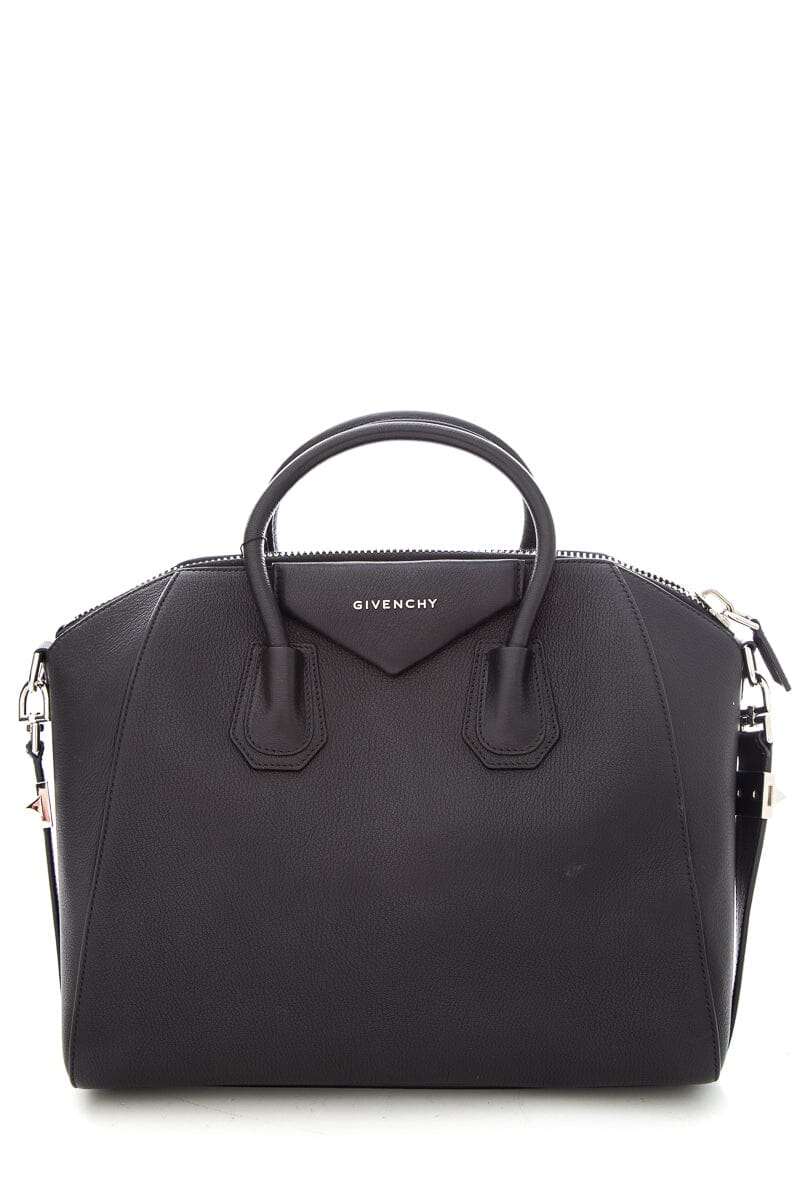 Givenchy Black Leather Antigona Handbag