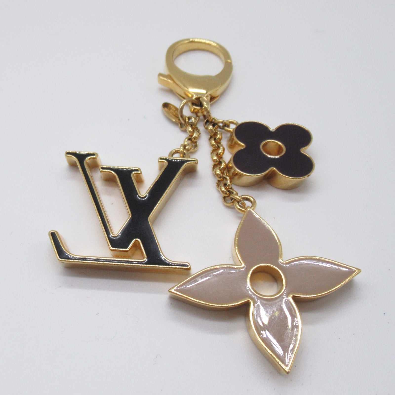 Louis Vuitton Louis Vuitton Bag Charm Fuller Du Monogram Charm Accessoires GP (Gen Mecque)  Gold  Black/Gr M67119