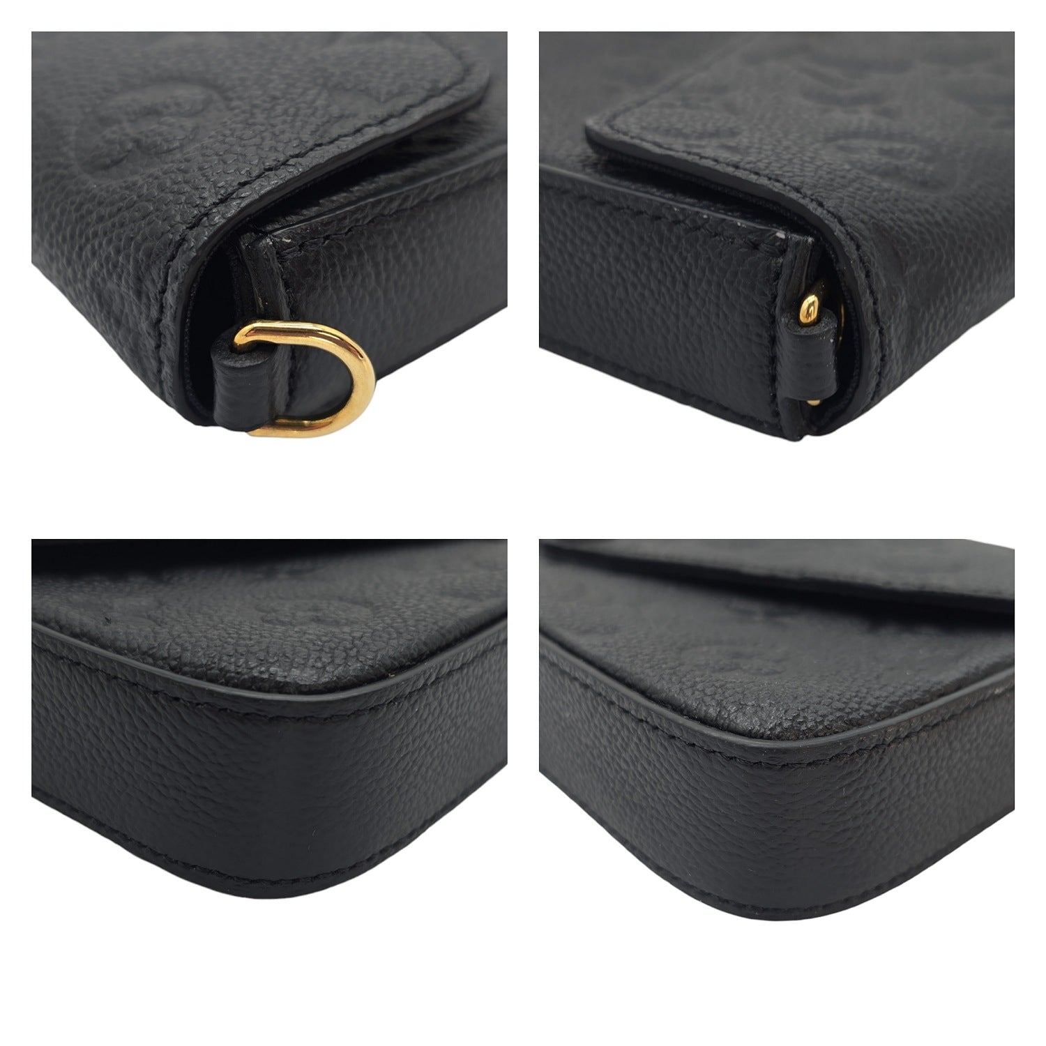 Louis Vuitton Monogram Empreinte Felicie Pochette with Zip Insert