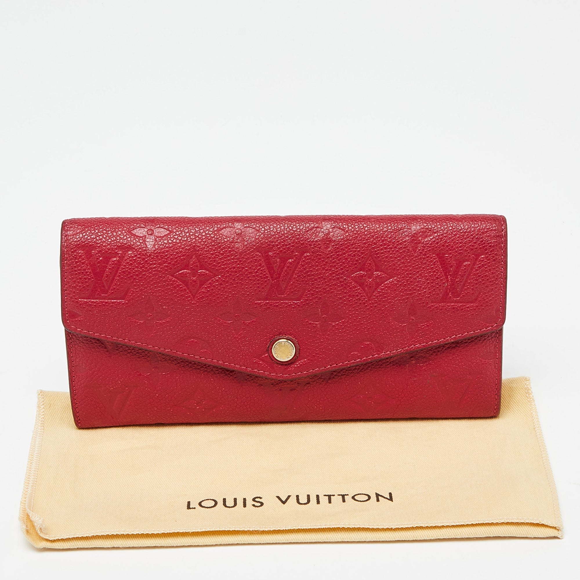 Louis Vuitton Jaipur Monogram Empreinte Leather Curieuse Wallet