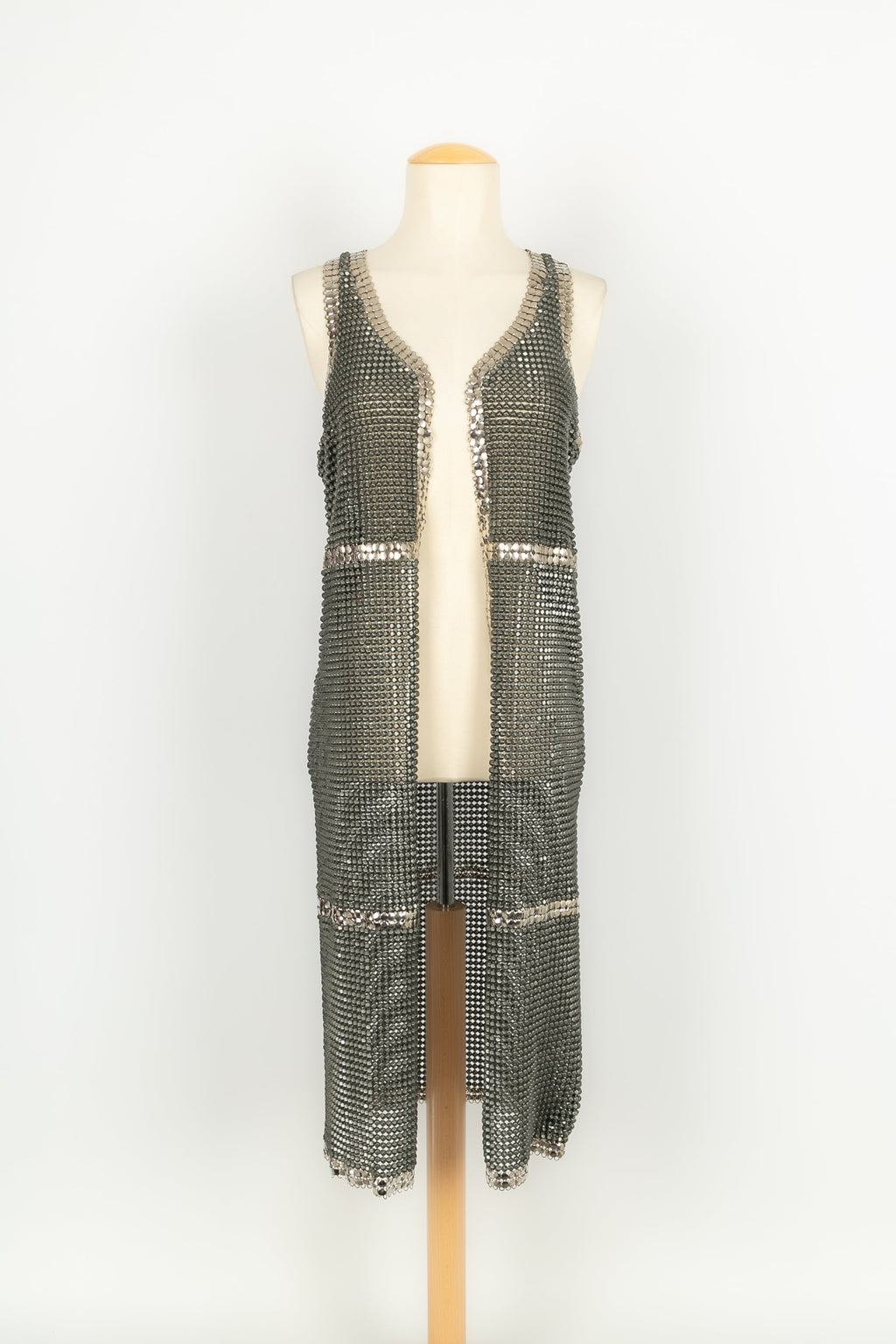 Manteau en maille Paco Rabanne