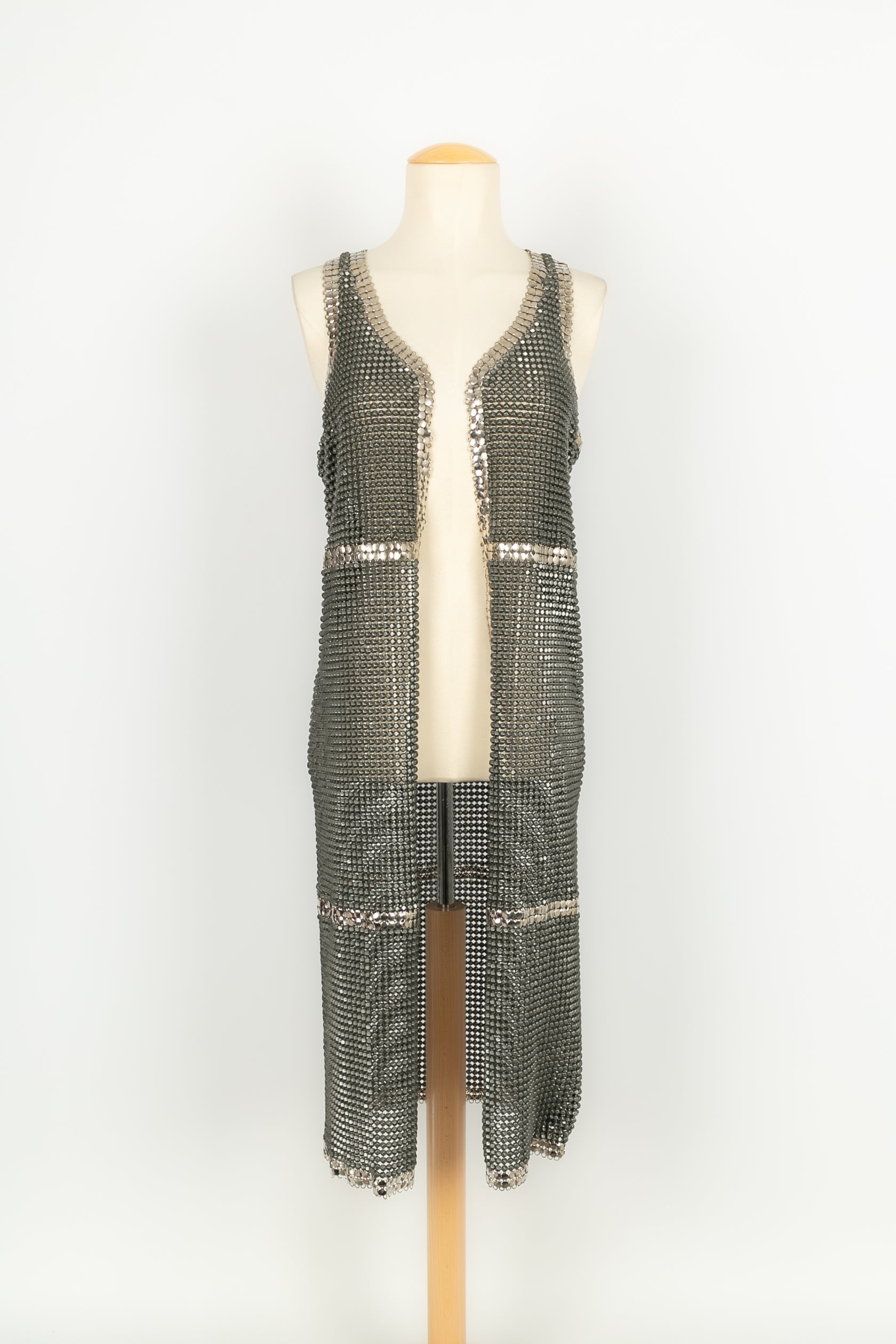 Manteau en maille Paco Rabanne