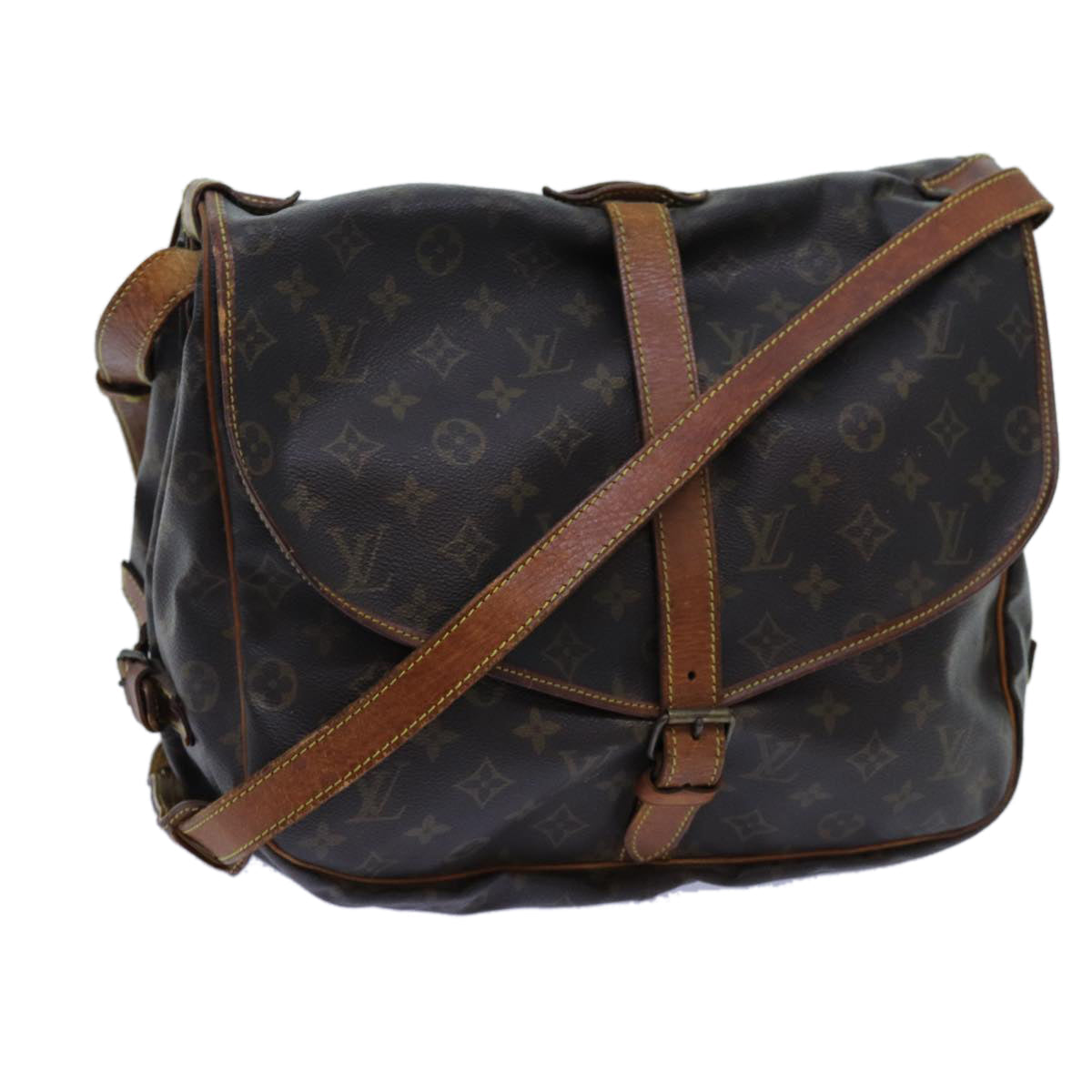 Louis Vuitton Monogram Saumur 35 Shoulder Bag