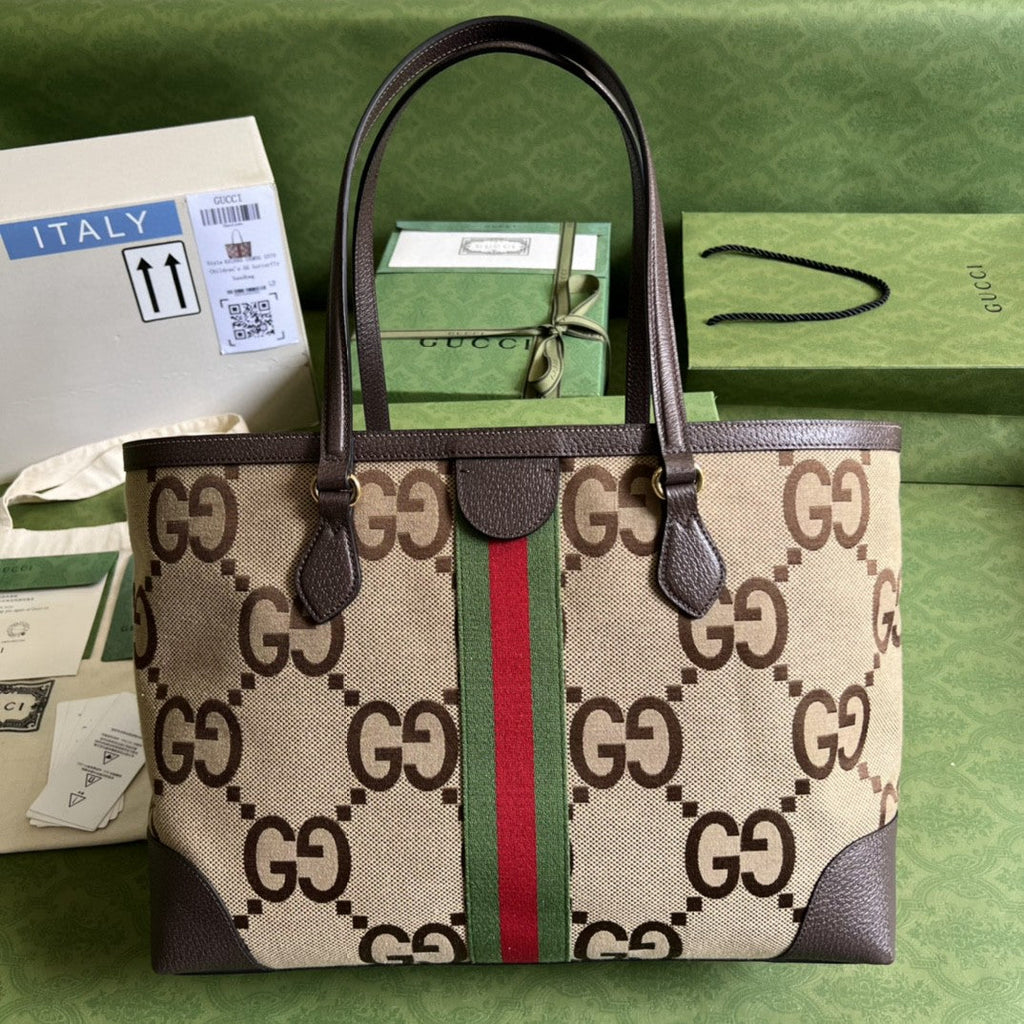 Glami OphiGLAMIa Jumbo Glami MeGLAMIum Tote Camel And Ebony Jumbo Canvas For Women 15in/38cm 631685 UKMGLAMI 2570