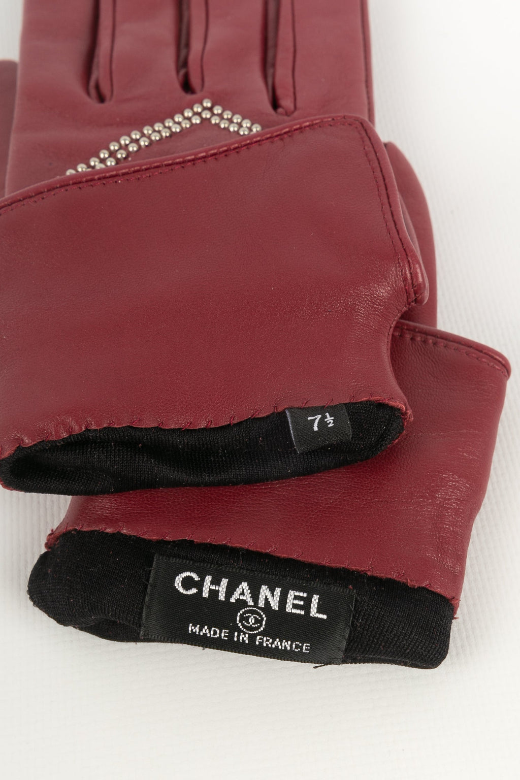 Gants en cuir Chanel