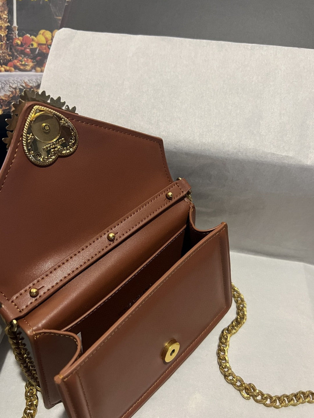 GLAMI Small Devotion Bag In Plain Brown For Women 7.5in/19cm GLAMI