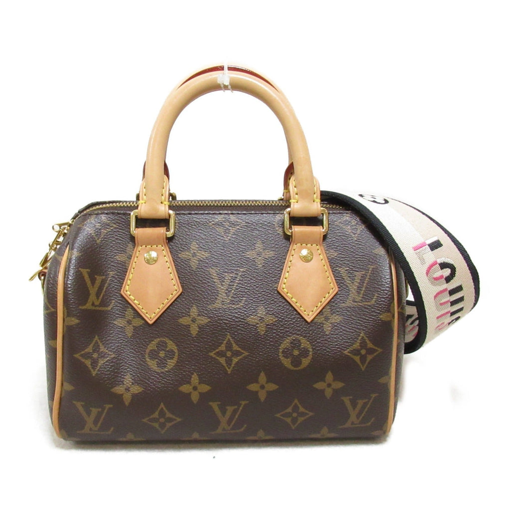 Louis Vuitton Speedy Bandier 202w Shoulder Bag 2way Shoulder Bag PVC Coated Canvas Monogram  Brown M46234