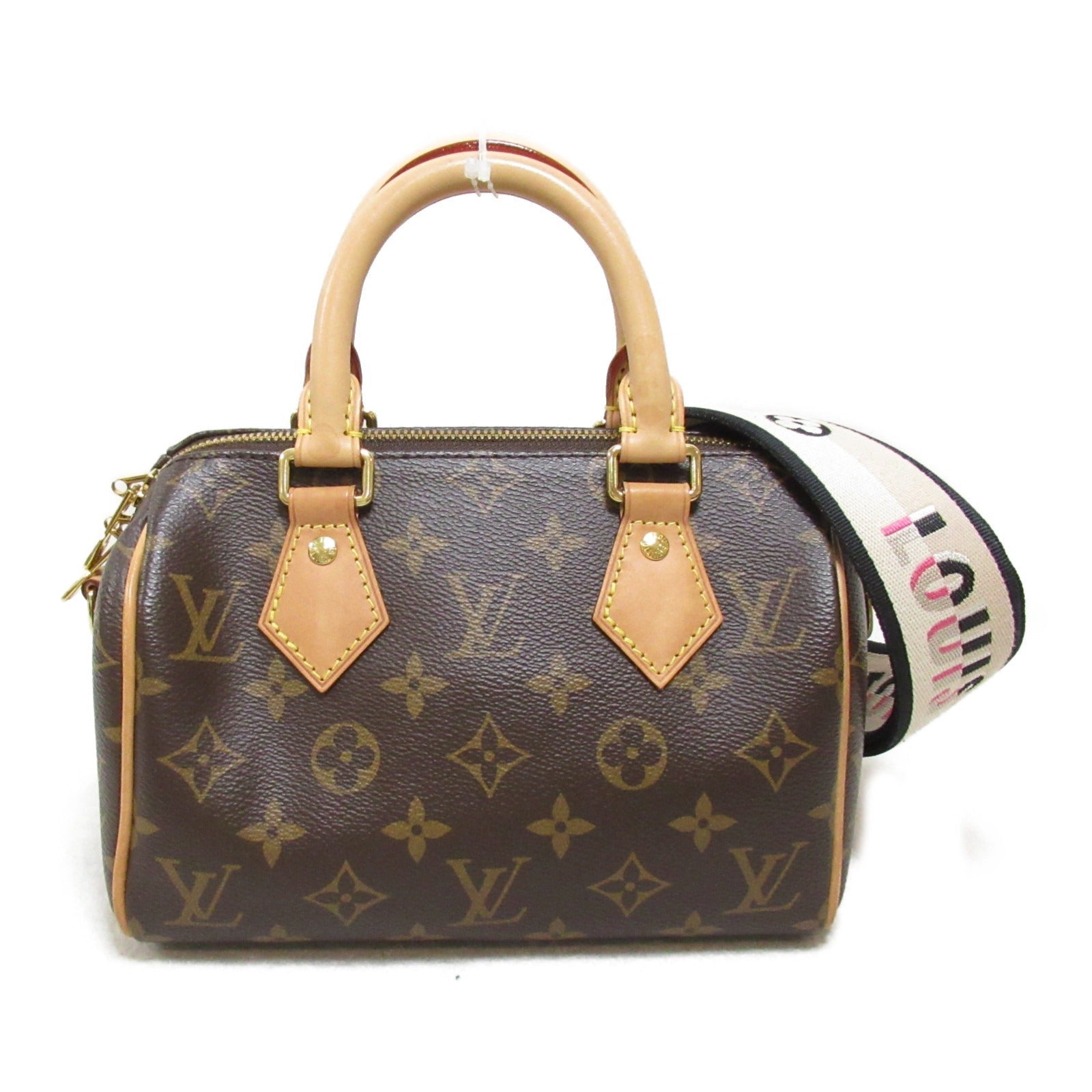 Louis Vuitton Speedy Bandier 202w Shoulder Bag 2way Shoulder Bag PVC Coated Canvas Monogram  Brown M46234