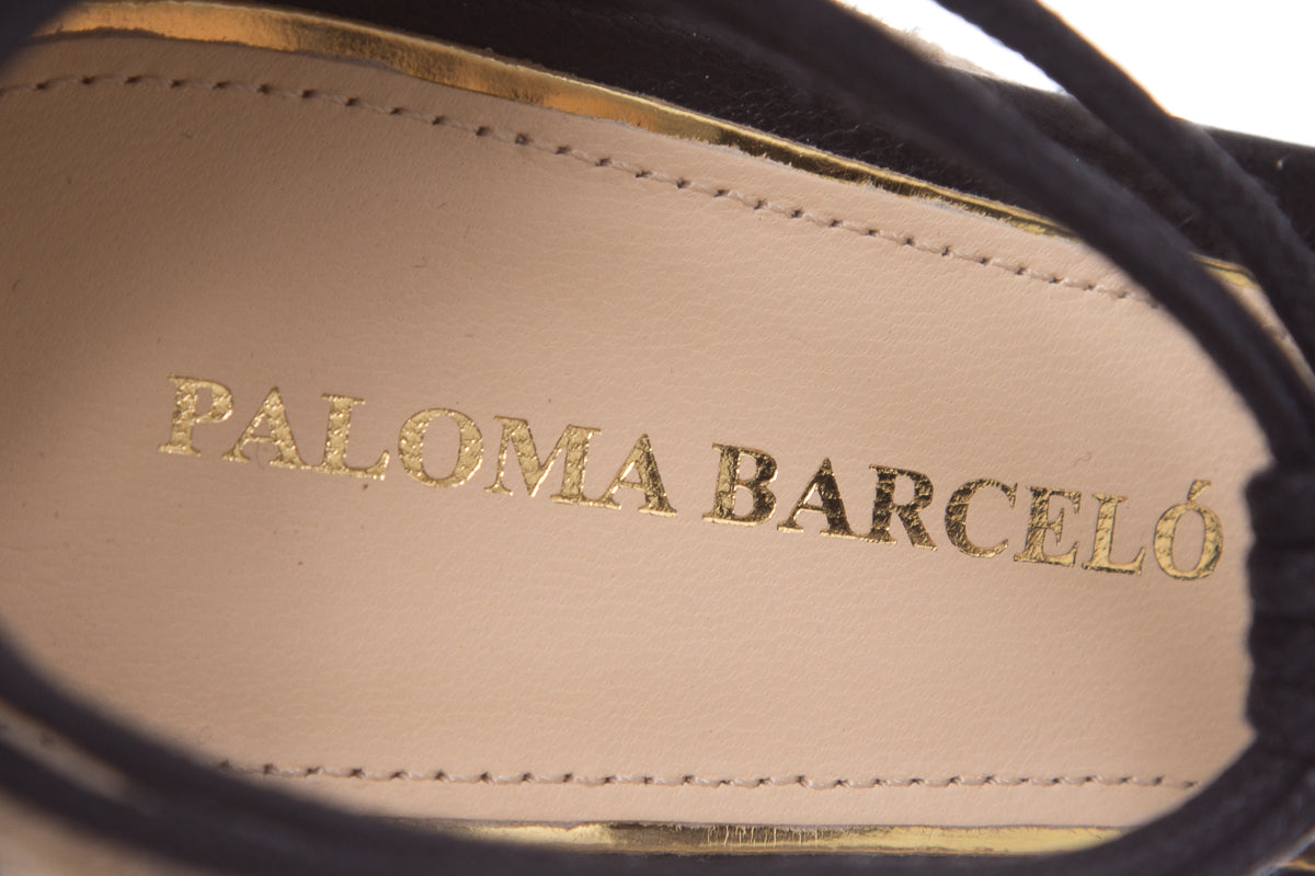 Paloma BarcelÃƒÆ’Ã‚Â³ Black Espadrille SZ 40