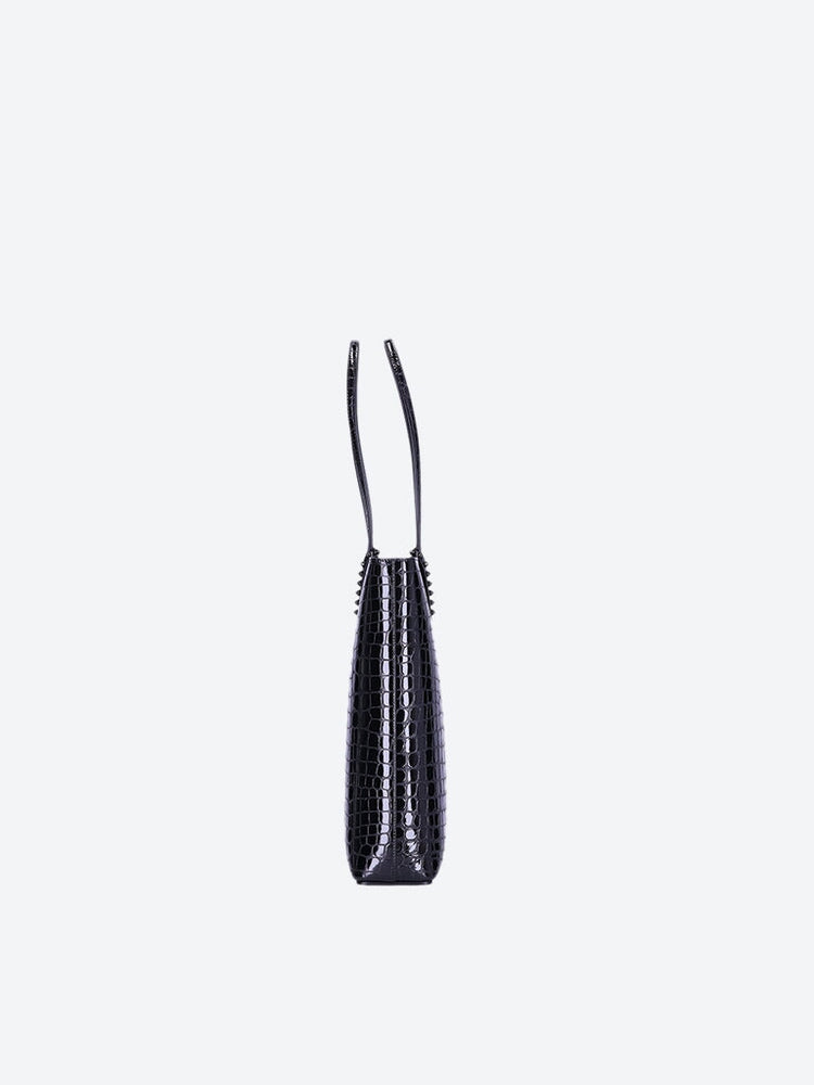 Christian Louboutin Women Cabata Zipped Leather Tote Bag