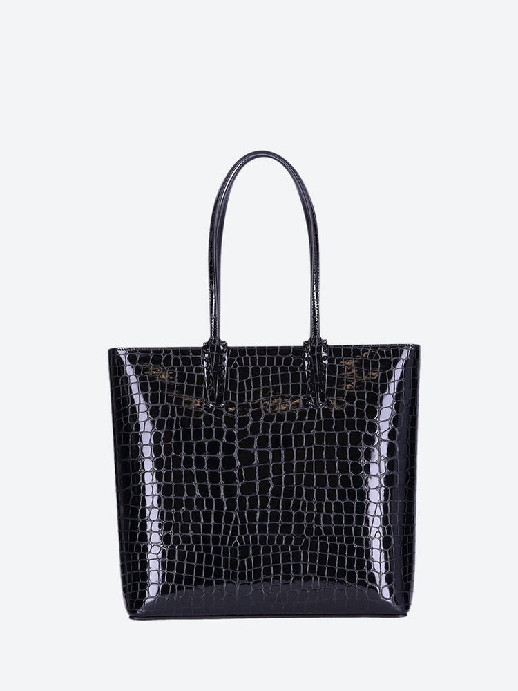 Christian Louboutin Women Cabata Zipped Leather Tote Bag