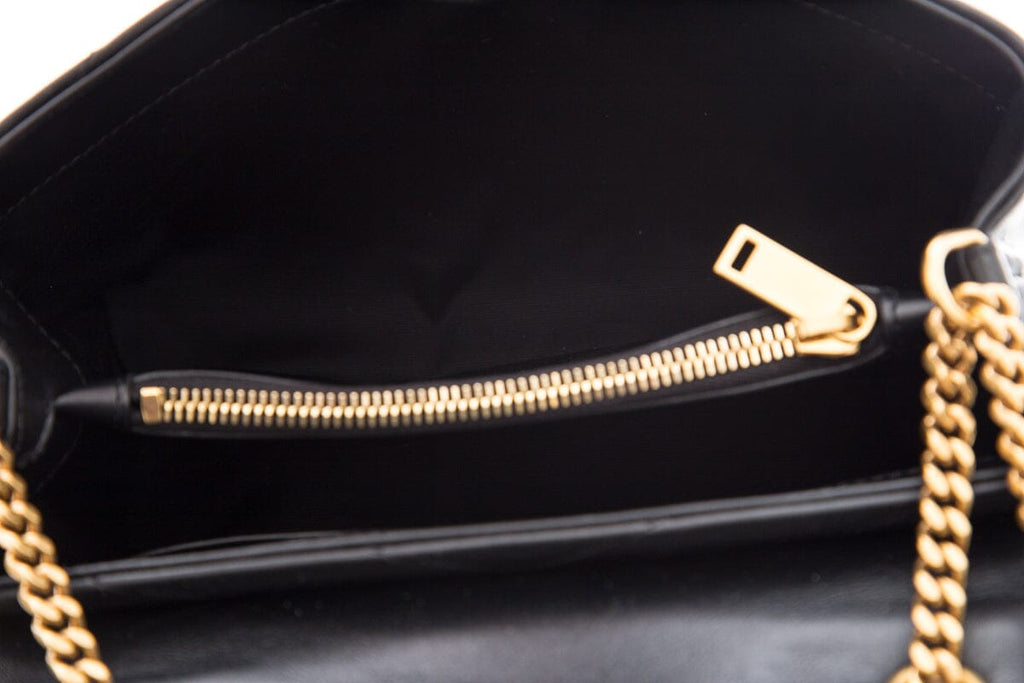 Saint Laurent Black Lou Lou Handbag
