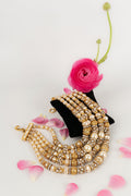 Collier court de perles nacrÃƒÆ’Ã‚Â©es et strass