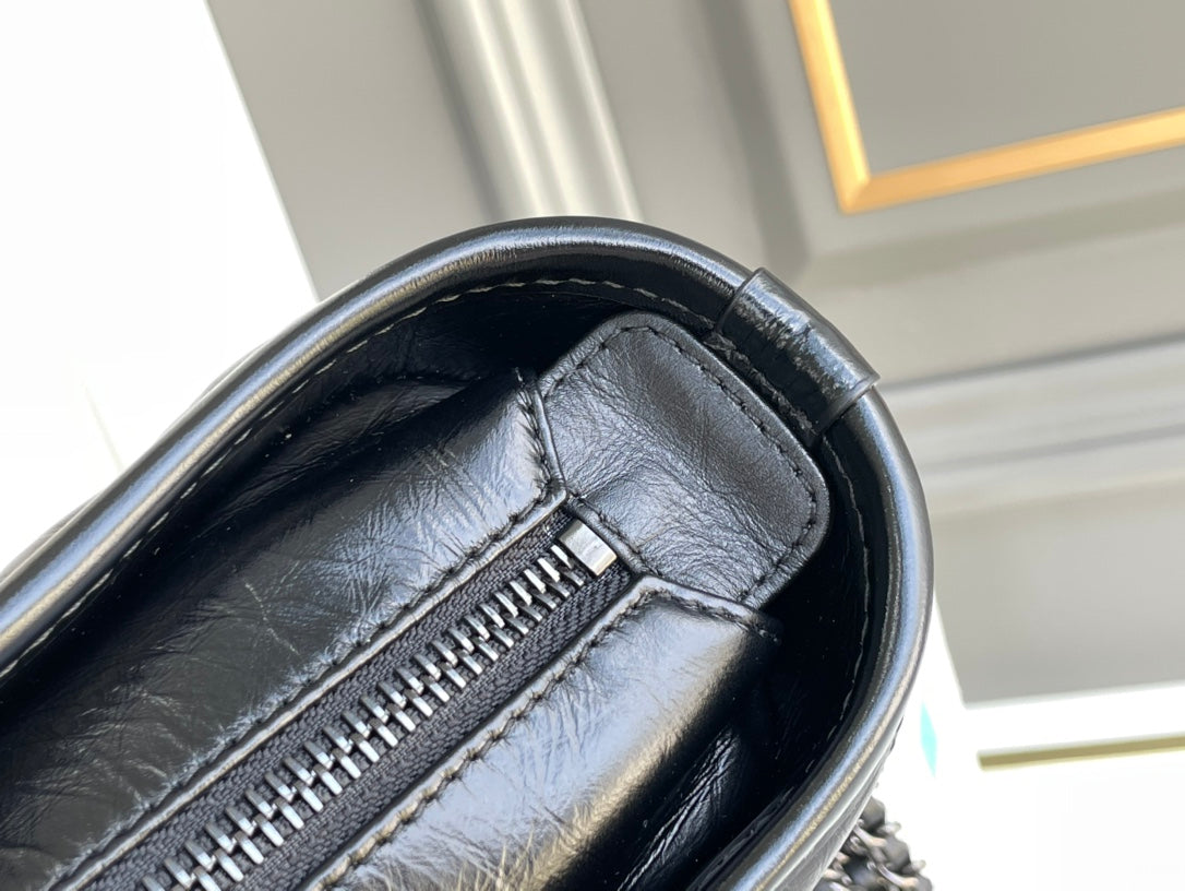 CHL CO-CO Gabrielle Hobo Bag Black For Women 7.8in/20cm
