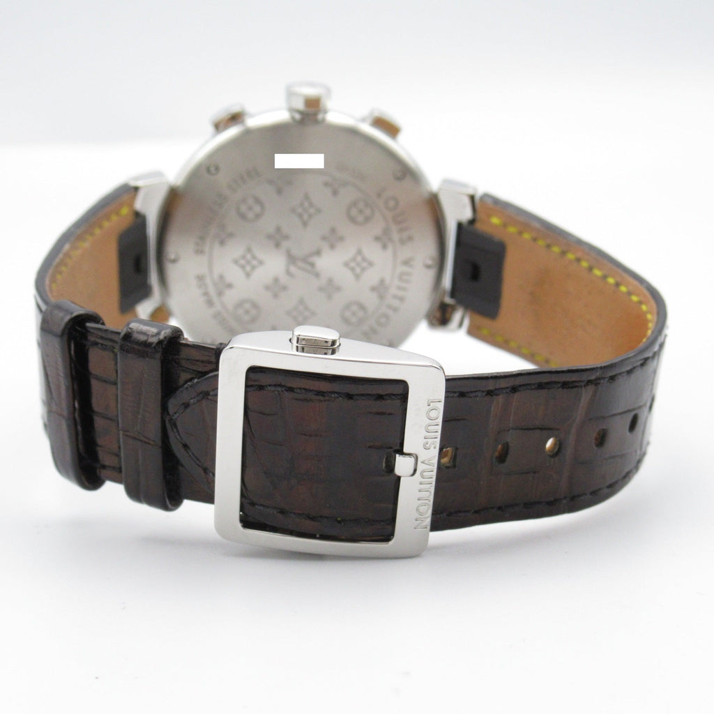 Louis Vuitton Louis Vuitton Timble Chronic   Stainless Steel Leather Gr  Q1120
