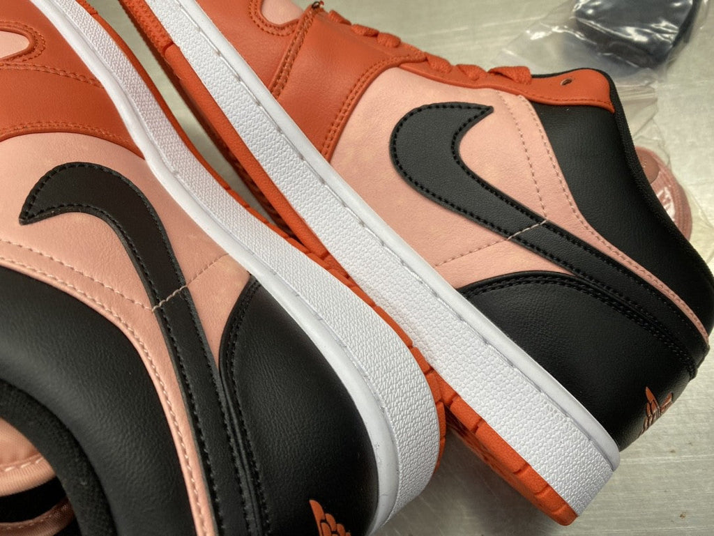 GLAMI Jordan 1 Low Orange Black For Men DM3379-600