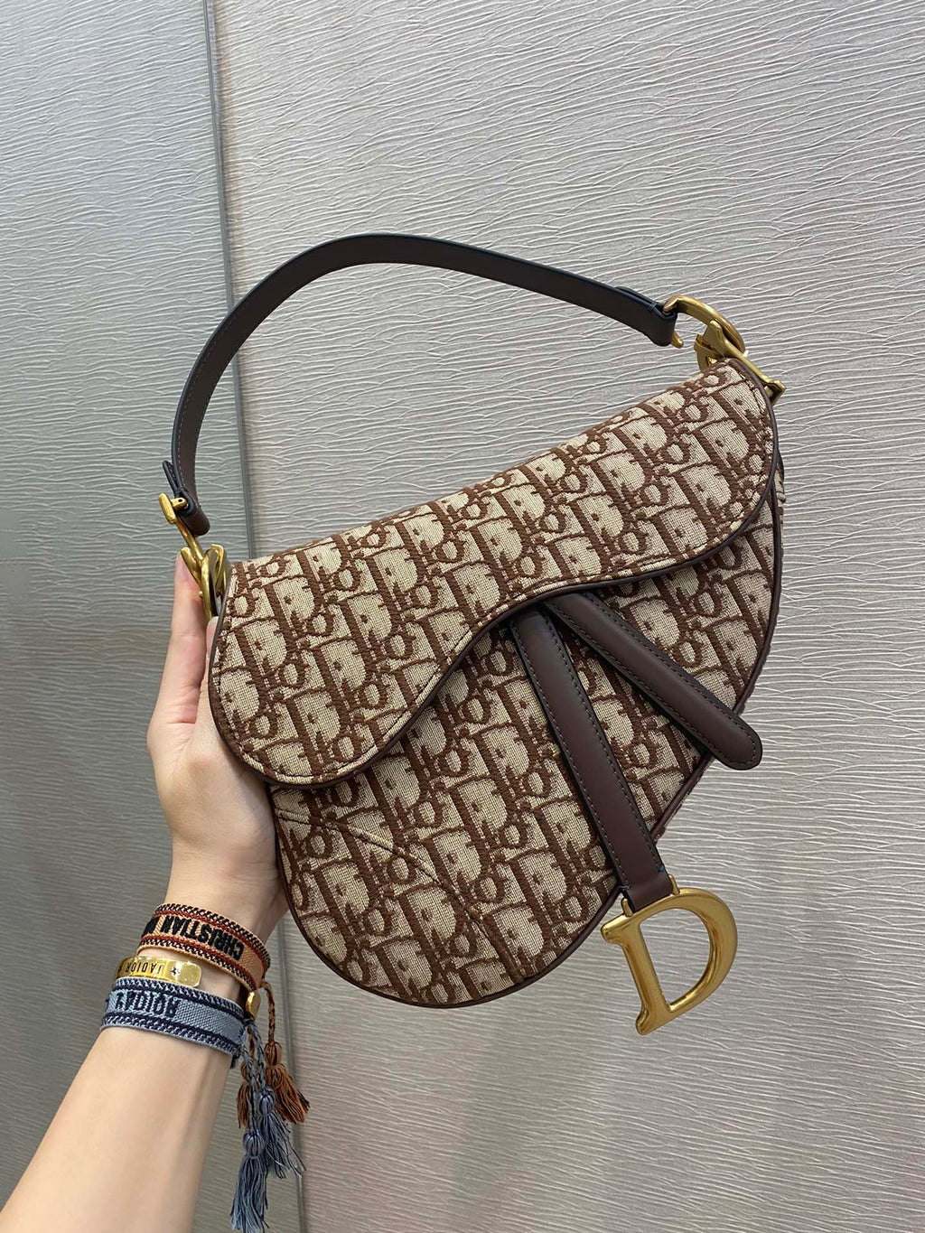 GLAMI Saddle Bag Brown For Women 10in/26cm CD
