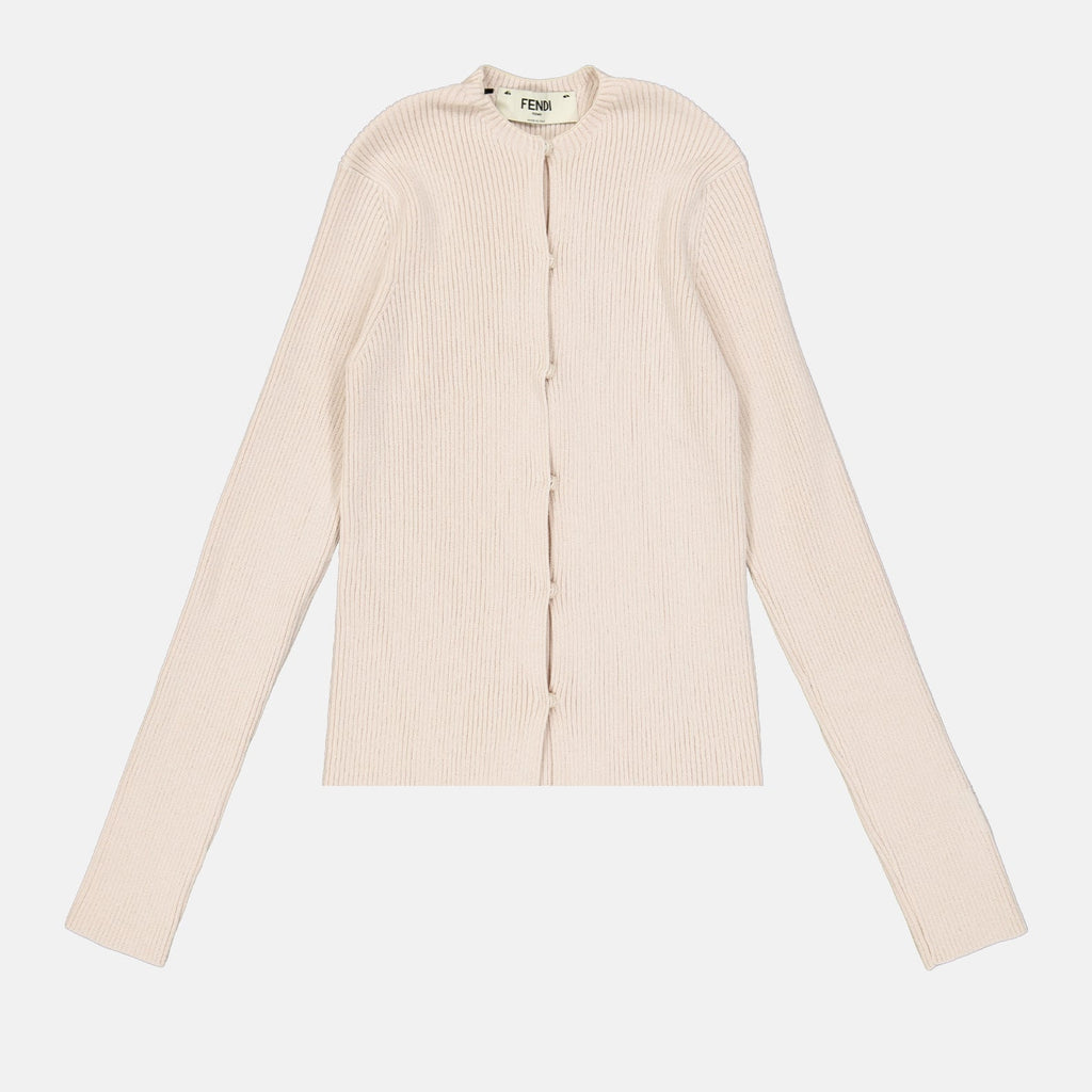 Cardigan côtelé