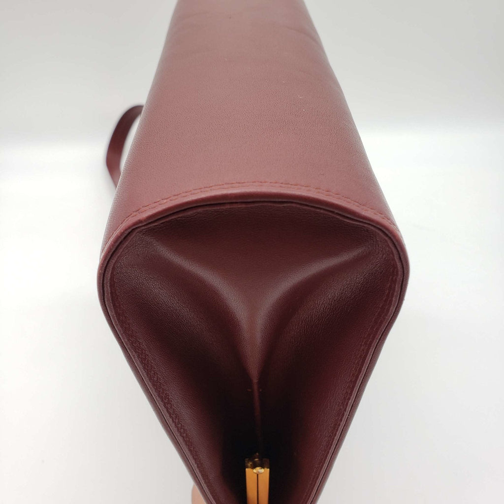 Cartier Gold Leather Clutch Bag