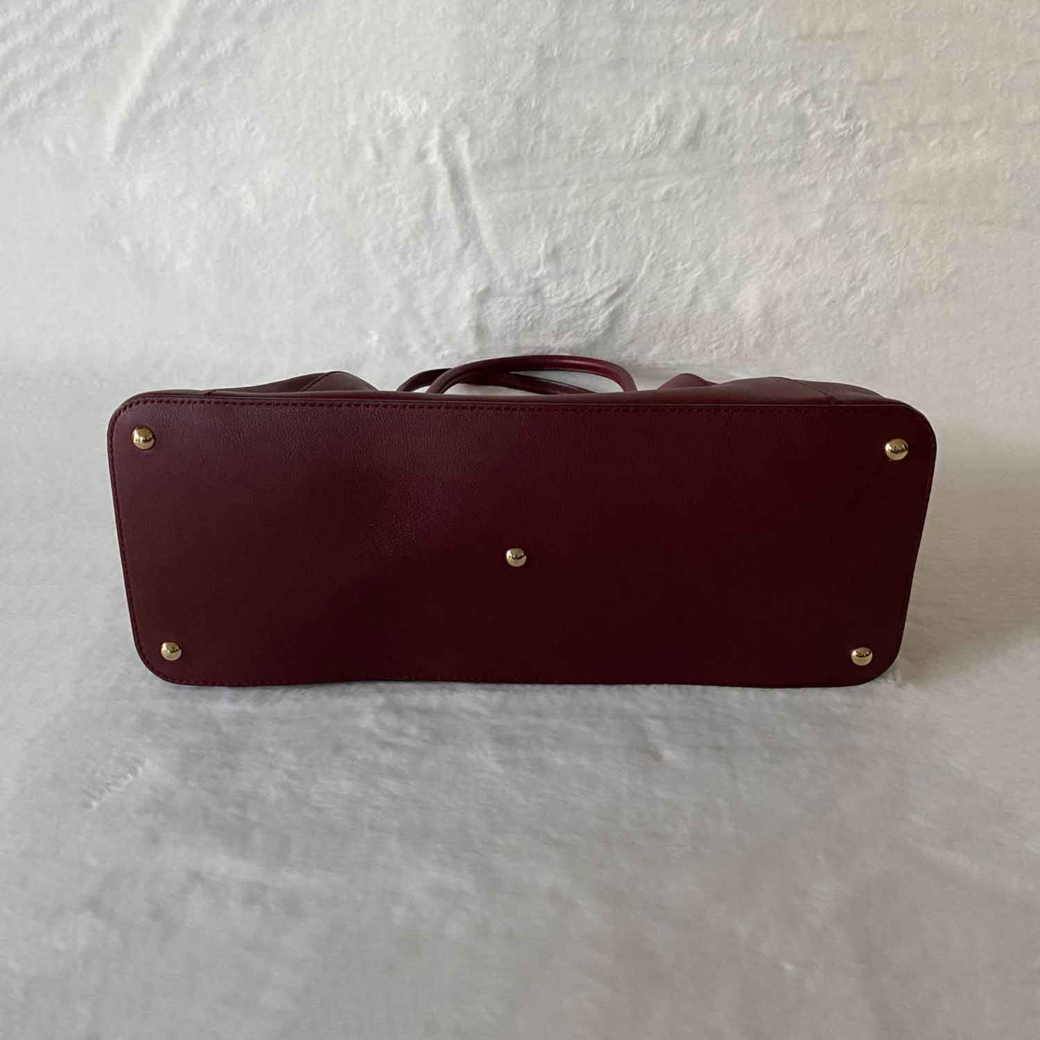 Cartier C de Cartier Leather Handbag