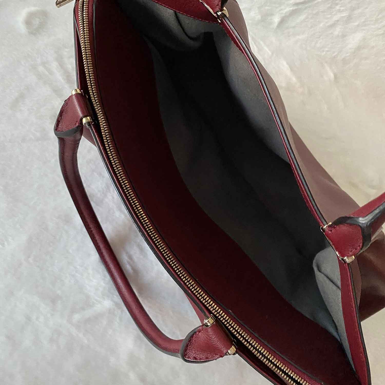 Cartier C de Cartier Leather Handbag