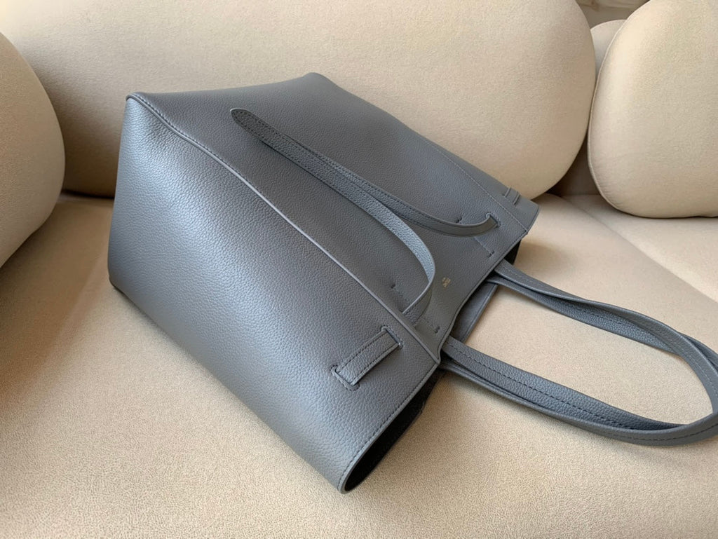 GLAMI Small Cabas Phantom In Soft Grained Grey For Women 12in/31cm 189023TNI.10DC