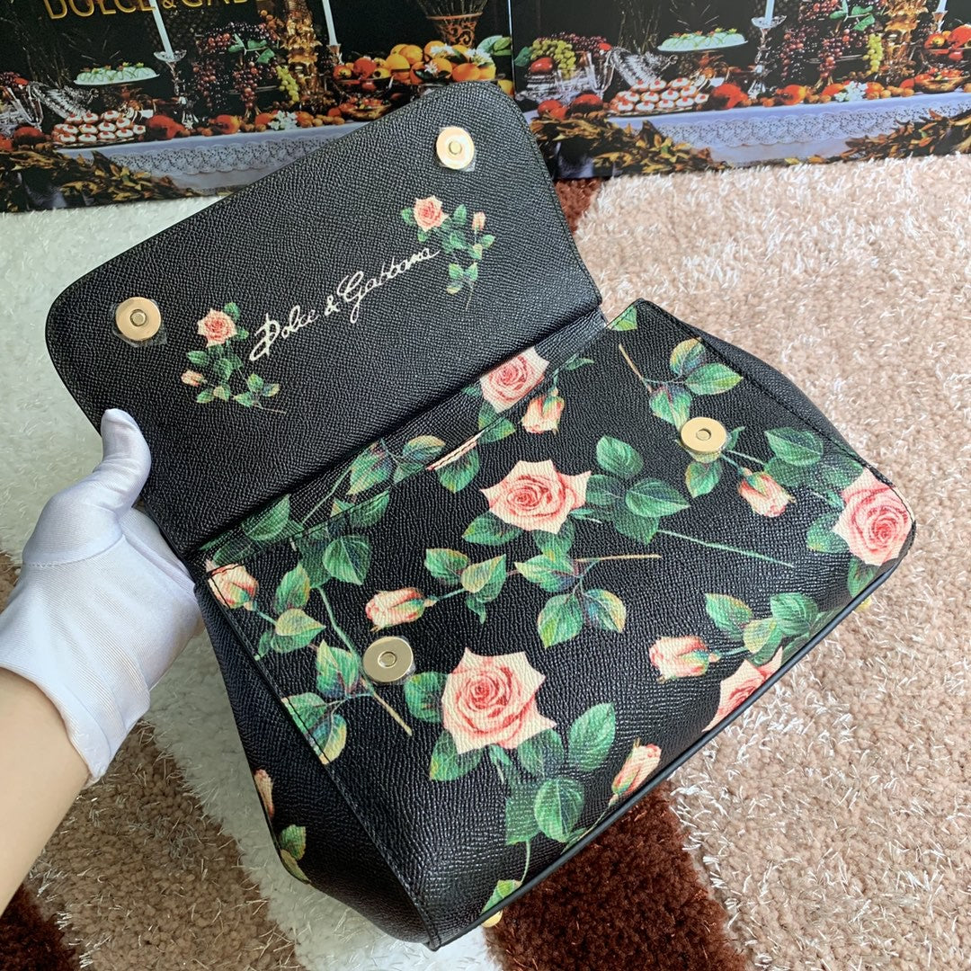 GLAMI MeGLAMIum Sicily Handbag Unique Print Motifs Muticolour For Women 10.2in/26cm GLAMI