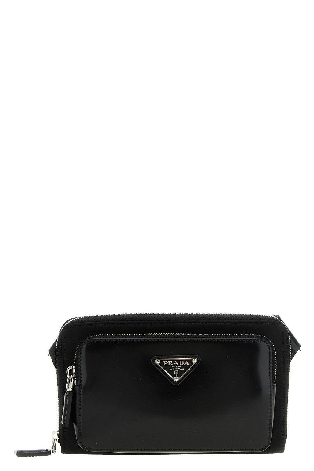 Prada Men Re-Nylon Leather Shoulder Strap